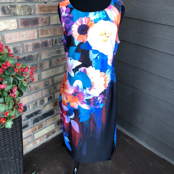 Calvin Klein Dresses & Skirts - 🔥Calvin Klein floral dress size 8 NWT MSRP $118